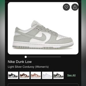 Nike Dunk Low Women's Shoes - Light Silver